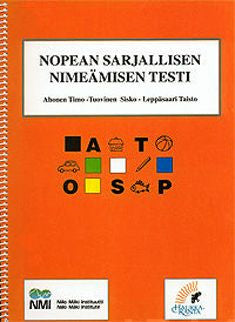 Nopean sarjallisen nimeämisen testi on Sale