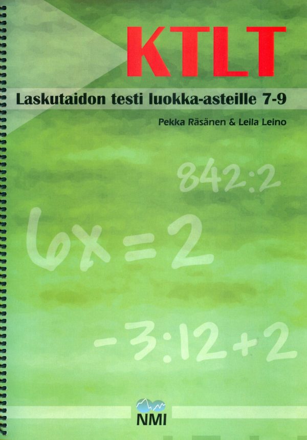 KTLT - laskutaidon testi yksilö- ja ryhmämuotoista arviointia varten Hot on Sale