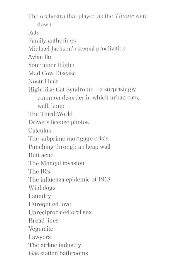 11,002 Things To Be Miserable About: The Satirical Not-So-Happy Book Hot on Sale